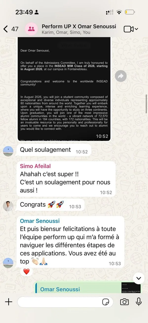 Omar - INSEAD MIM